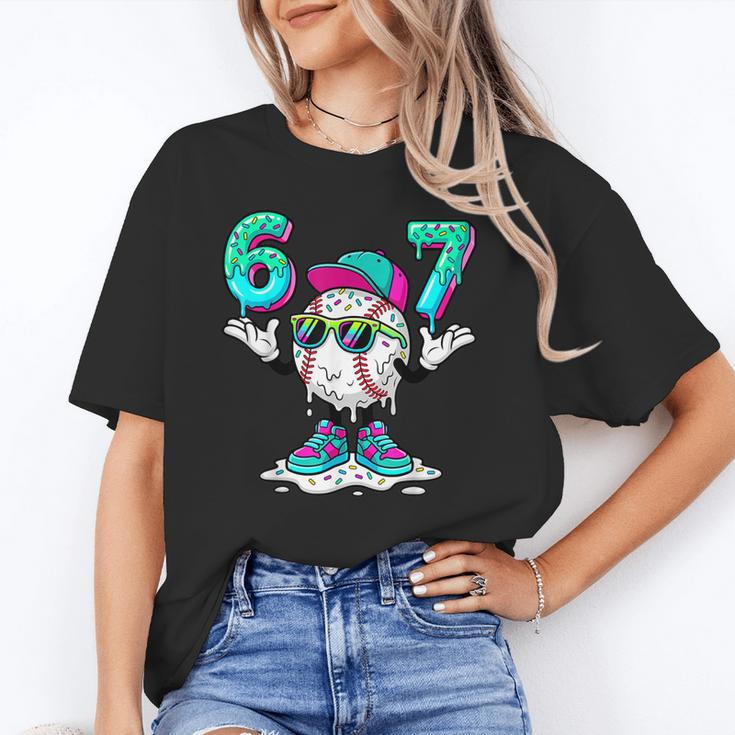 67 Meme Six Seven 6 7 Meme Baseball Drip Unisex T-Shirt
