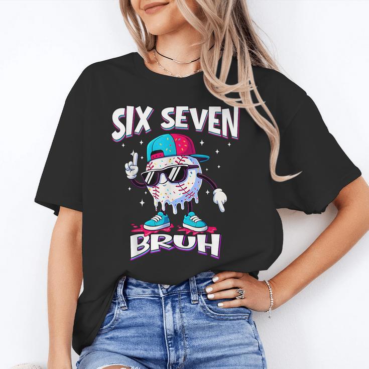 67 Meme Six Seven Baseball Ice Cream Drip Girls Boys Unisex T-Shirt 67 Meme Six Seven Baseball Ice Cream Drip Girls Boys Unisex T-Shirt