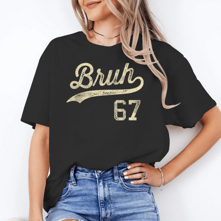 67 Six Seven Bruh Meme Baseball Style Vintage Unisex T-Shirt 67 Six Seven Bruh Meme Baseball Style Vintage Unisex T-Shirt