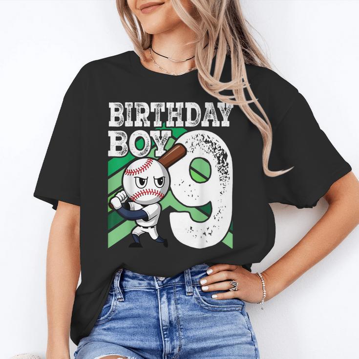 9th Birthday Baseball Birthday Party 9th Birthday Boy Unisex T-Shirt