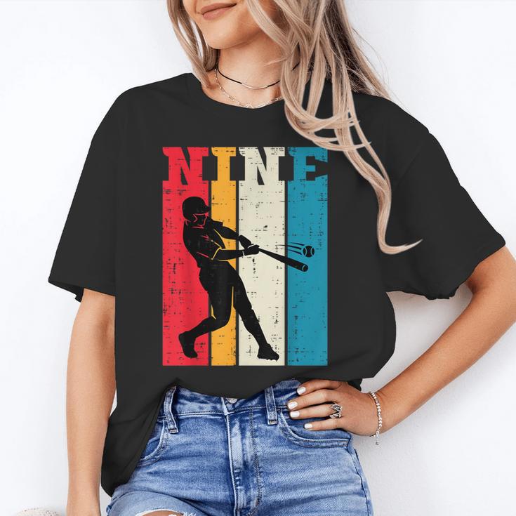 9th Birthday Nine Baseball Batter 9 Year Old Bday Boys Kids Unisex T-Shirt