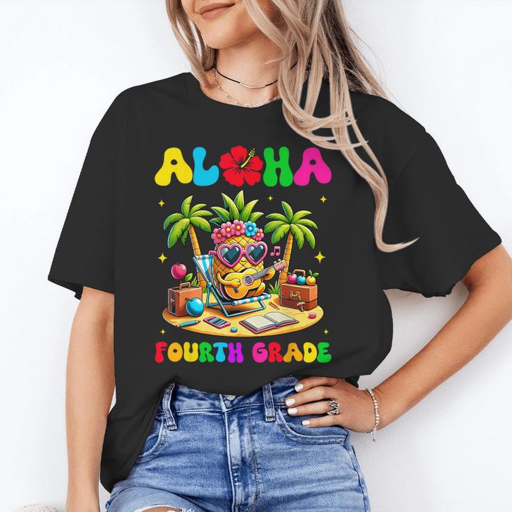 Aloha Fourth Grade Pineapple Hawaii Back To School Kids Girl Unisex T-Shirt Aloha Fourth Grade Pineapple Hawaii Back To School Kids Girl Unisex T-Shirt