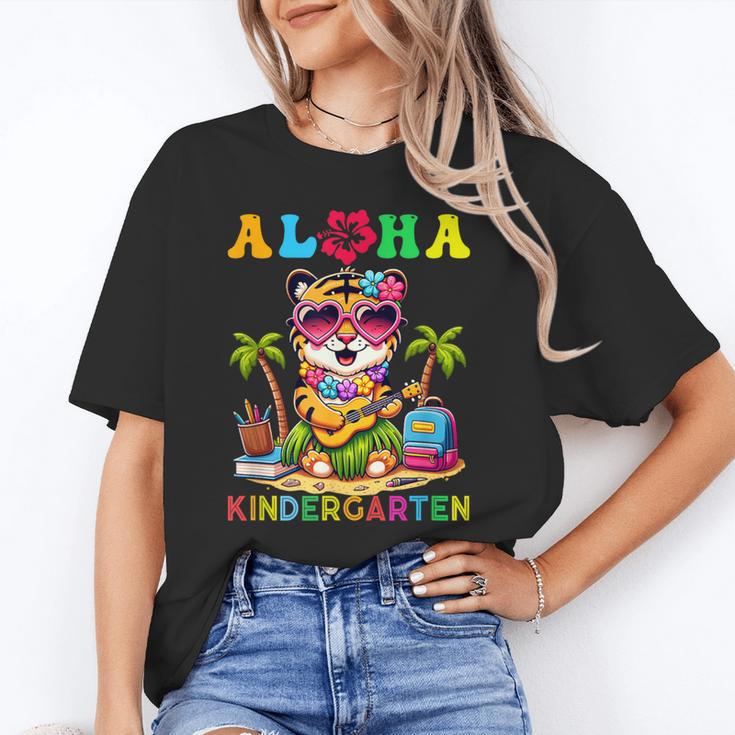 Aloha Kindergarten Tiger Hawaii Back To School Kids Girls Unisex T-Shirt Aloha Kindergarten Tiger Hawaii Back To School Kids Girls Unisex T-Shirt