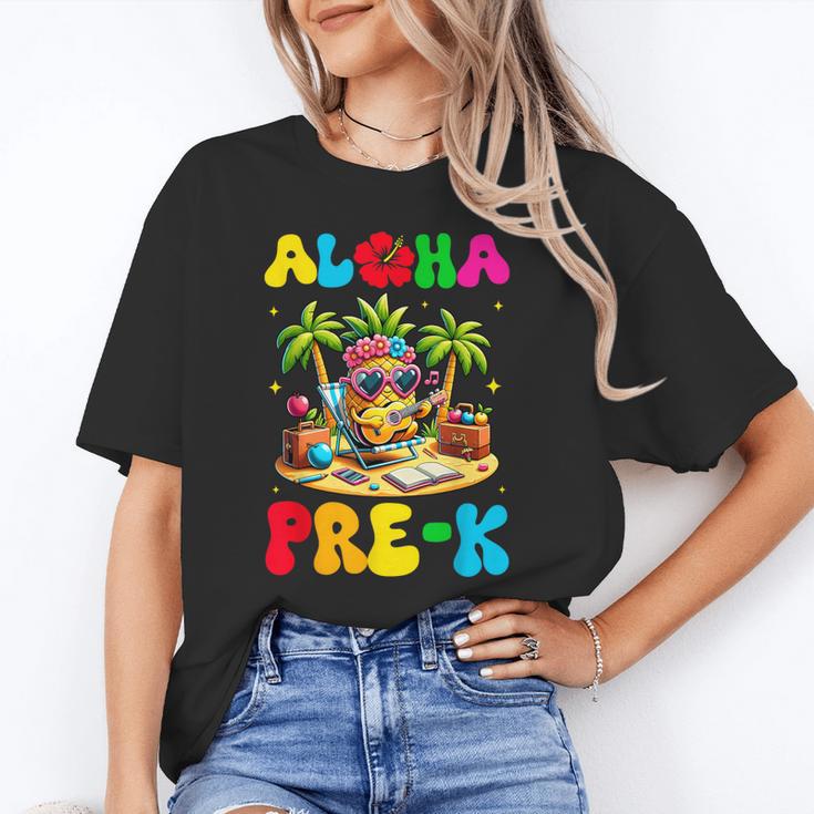 Aloha Pre-K Pineapple Hawaii Back To School Kids Girls Unisex T-Shirt Aloha Pre-K Pineapple Hawaii Back To School Kids Girls Unisex T-Shirt