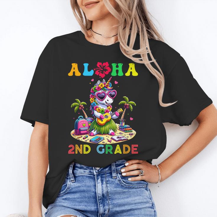 Aloha Second Grade Unicorn Hawaii Back To School Kids Girl Unisex T-Shirt Aloha Second Grade Unicorn Hawaii Back To School Kids Girl Unisex T-Shirt