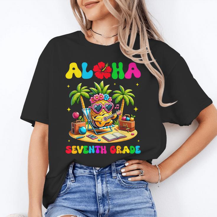 Aloha Seventh Grade Pineapple Hawaii Back To School Girls Unisex T-Shirt Aloha Seventh Grade Pineapple Hawaii Back To School Girls Unisex T-Shirt