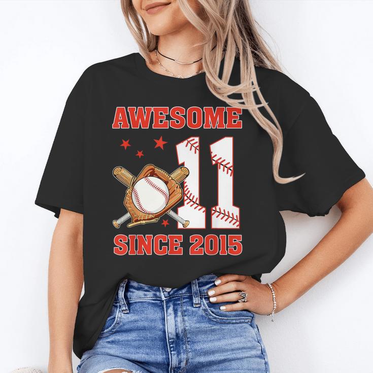 Awesome Since 2015 11 Year Old Boys Bday Baseball Theme Unisex T-Shirt Awesome Since 2015 11 Year Old Boys Bday Baseball Theme Unisex T-Shirt