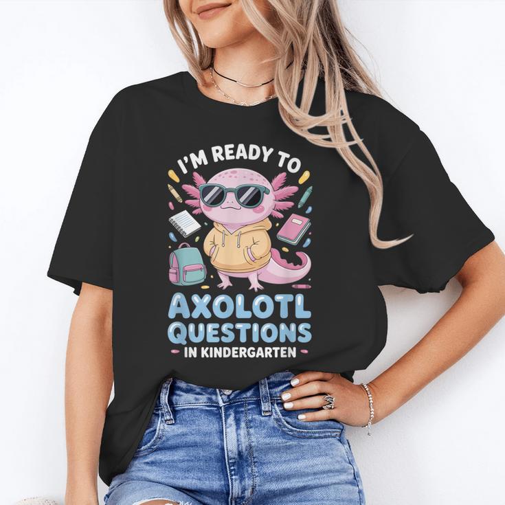 Axolotl Questions Kindergarten Back To School Unisex T-Shirt Axolotl Questions Kindergarten Back To School Unisex T-Shirt