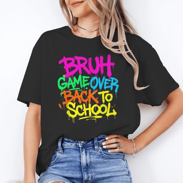 Back To School Bruh Game Over Gaming Boys Unisex T-Shirt Back To School Bruh Game Over Gaming Boys Unisex T-Shirt