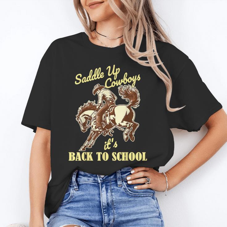 Back To School Cowboy Rodeo Country Western Saddle Up Boys Unisex T-Shirt