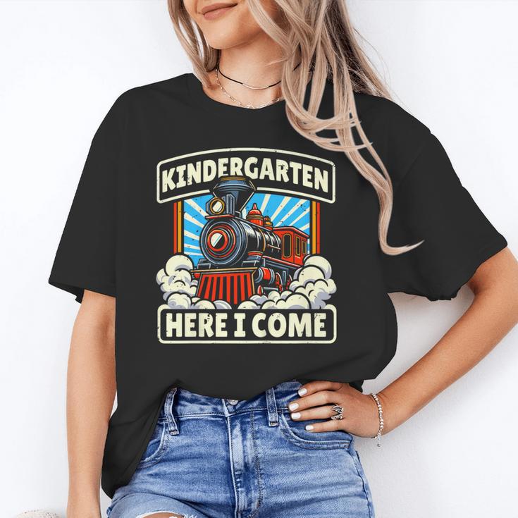 Back To School Kindergarten Here I Come Train Boys Girls Unisex T-Shirt