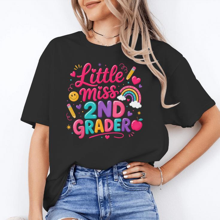 Back To School Little Miss 2nd Grader Rainbow Girl Unisex T-Shirt