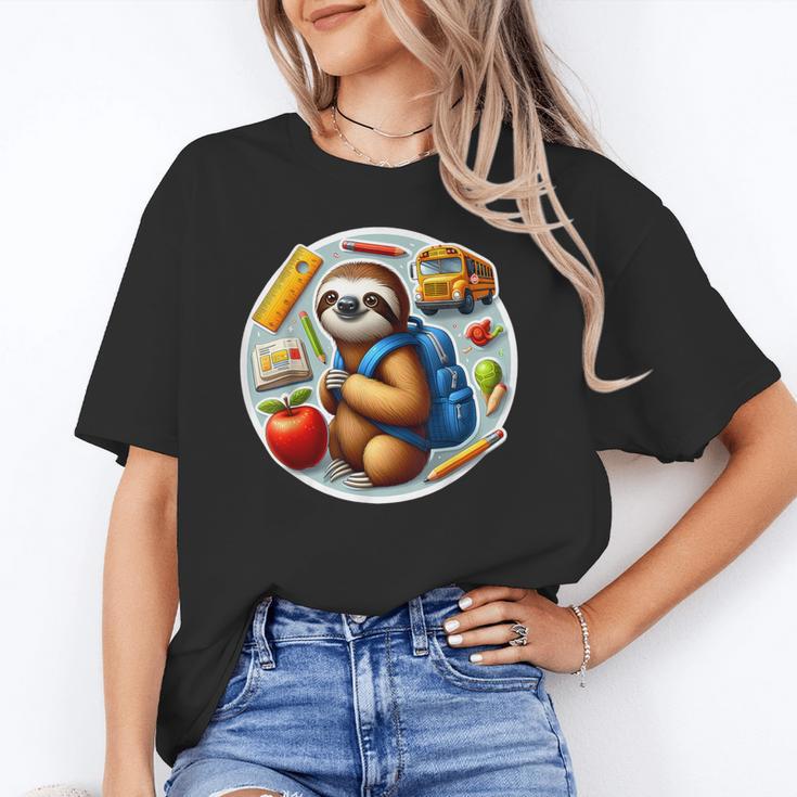 Back To School Sloth Boys Girls Student Kids Lover Child New Unisex T-Shirt Back To School Sloth Boys Girls Student Kids Lover Child New Unisex T-Shirt