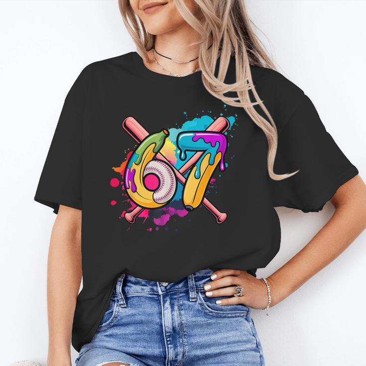 Banana Baseball 67 Ice Cream Drip Meme Unisex T-Shirt Banana Baseball 67 Ice Cream Drip Meme Unisex T-Shirt