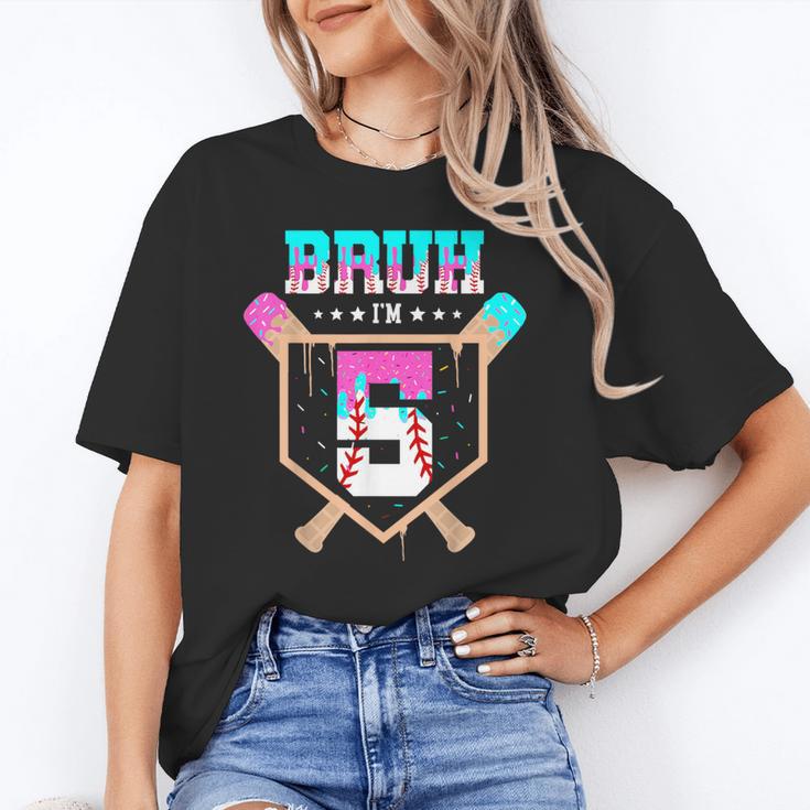 Baseball 5 Year Old Ice Cream Drip 5th Birthday Boys Player Unisex T-Shirt