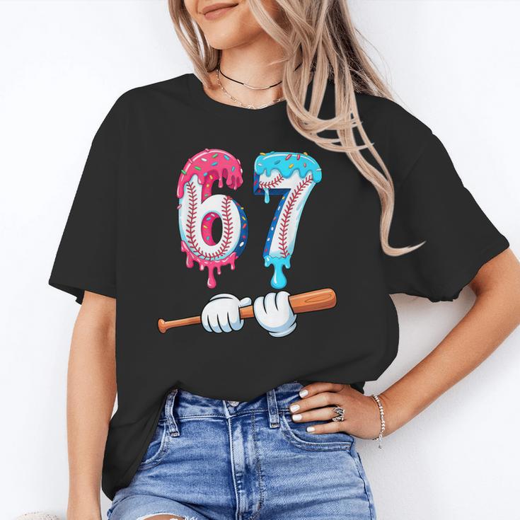 Baseball 67 Ice Cream Drip Six Seven Boys Unisex T-Shirt Baseball 67 Ice Cream Drip Six Seven Boys Unisex T-Shirt