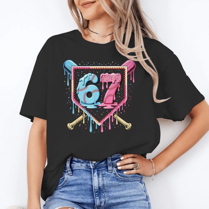 Baseball 67 Ice Cream Drip Six Seven Meme Boy Girl Kid Unisex T-Shirt Baseball 67 Ice Cream Drip Six Seven Meme Boy Girl Kid Unisex T-Shirt