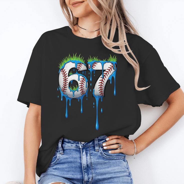 Baseball 67 Six Seven Gen Alpha Meme Blue Drip Boys Unisex T-Shirt Baseball 67 Six Seven Gen Alpha Meme Blue Drip Boys Unisex T-Shirt