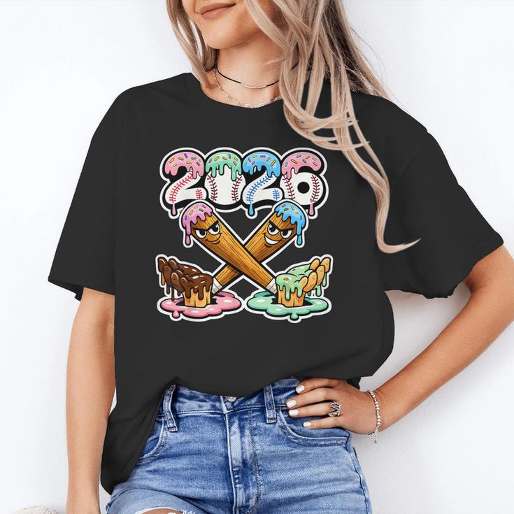 Baseball Bat 2026 Hands Drip Boys Ice Cream Dripping Youth Unisex T-Shirt Baseball Bat 2026 Hands Drip Boys Ice Cream Dripping Youth Unisex T-Shirt