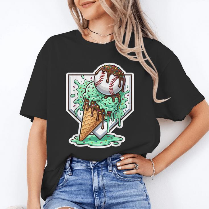 Baseball Boys Ice Cream Drip Baseball Boys Youth Mint Choco Unisex T-Shirt Baseball Boys Ice Cream Drip Baseball Boys Youth Mint Choco Unisex T-Shirt