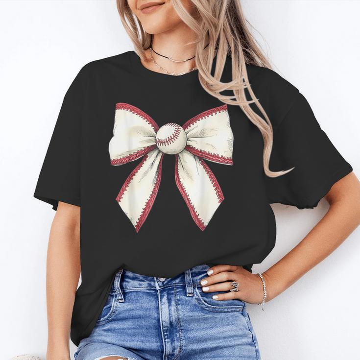 Baseball Coquette Bow Cute Baseball Game Unisex T-Shirt Baseball Coquette Bow Cute Baseball Game Unisex T-Shirt