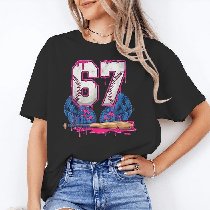 Baseball Drip 67 Meme Six Seven 6-7 Gen Alpha Slang Unisex T-Shirt