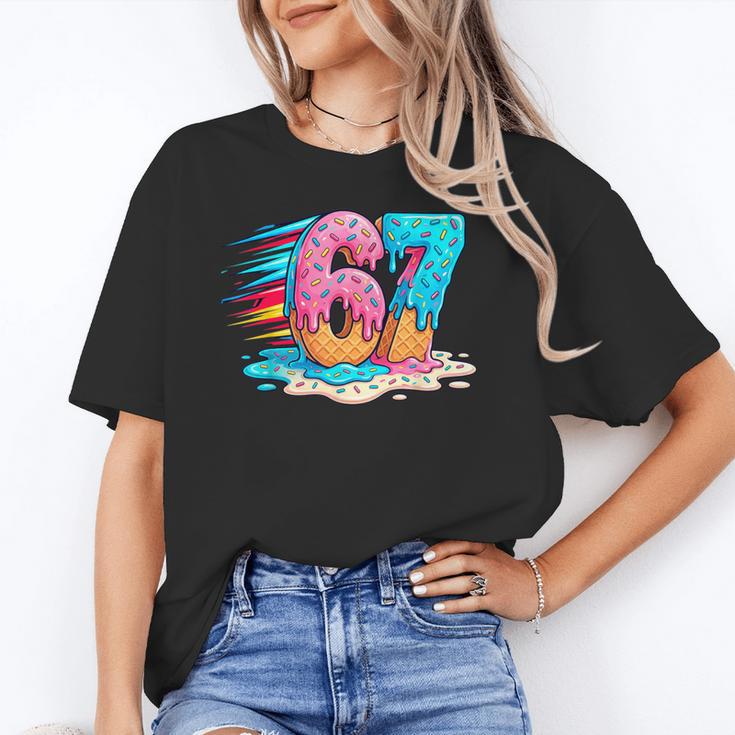 Baseball Drip Ice Cream 67 Graffiti Splash Melt Unisex T-Shirt Baseball Drip Ice Cream 67 Graffiti Splash Melt Unisex T-Shirt