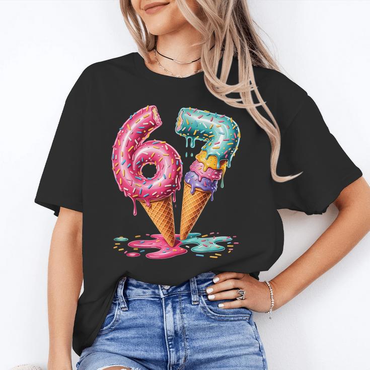 Baseball Drip Ice Cream 67 Unisex T-Shirt