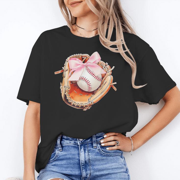 Baseball Drip Ice Cream Coquette Pink Bow Baseball Player Unisex T-Shirt Baseball Drip Ice Cream Coquette Pink Bow Baseball Player Unisex T-Shirt