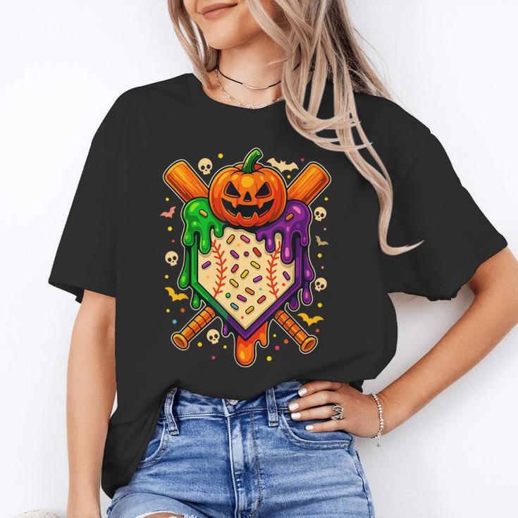 Baseball Drip Ice Cream Drip Halloween Baseball Lovers Unisex T-Shirt Baseball Drip Ice Cream Drip Halloween Baseball Lovers Unisex T-Shirt