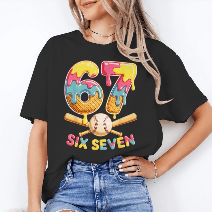 Baseball Drip Ice Cream Number 67 Player Lifestyle Unisex T-Shirt Baseball Drip Ice Cream Number 67 Player Lifestyle Unisex T-Shirt
