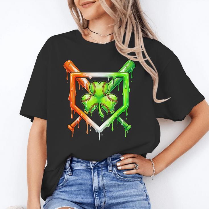 Baseball Drip Ice Cream St Patricks Day Shamrock Unisex T-Shirt Baseball Drip Ice Cream St Patricks Day Shamrock Unisex T-Shirt