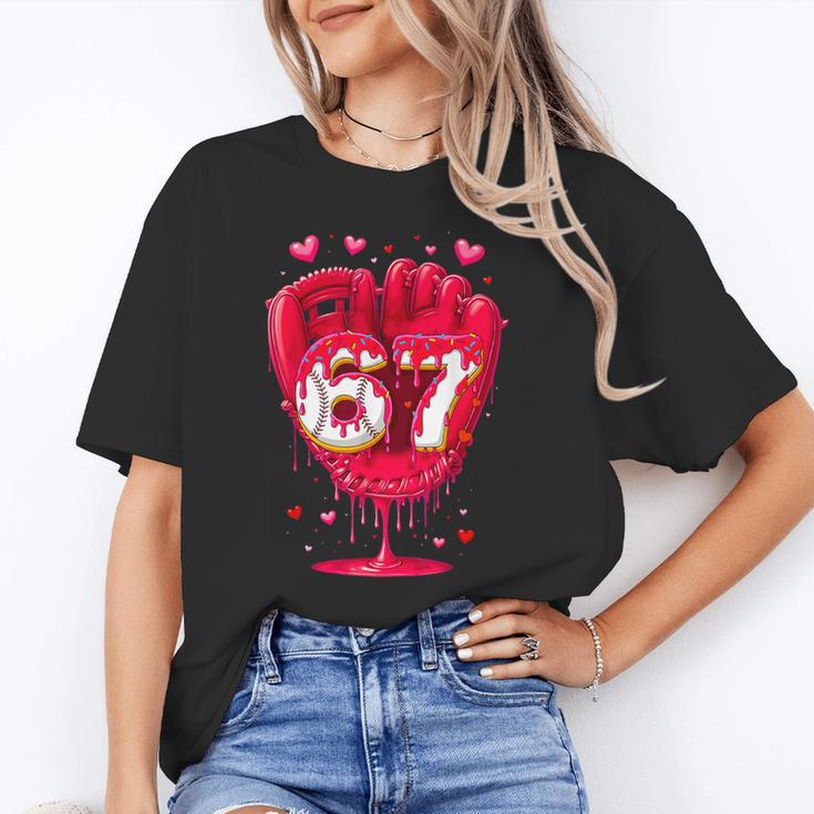 Baseball Drip Ice Cream Valentine Youth Boys Girls Sport Unisex T-Shirt