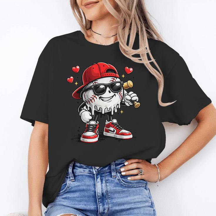 Baseball Drip Ice Cream Valentine’s Day Boys Kids Unisex T-Shirt Baseball Drip Ice Cream Valentine’s Day Boys Kids Unisex T-Shirt