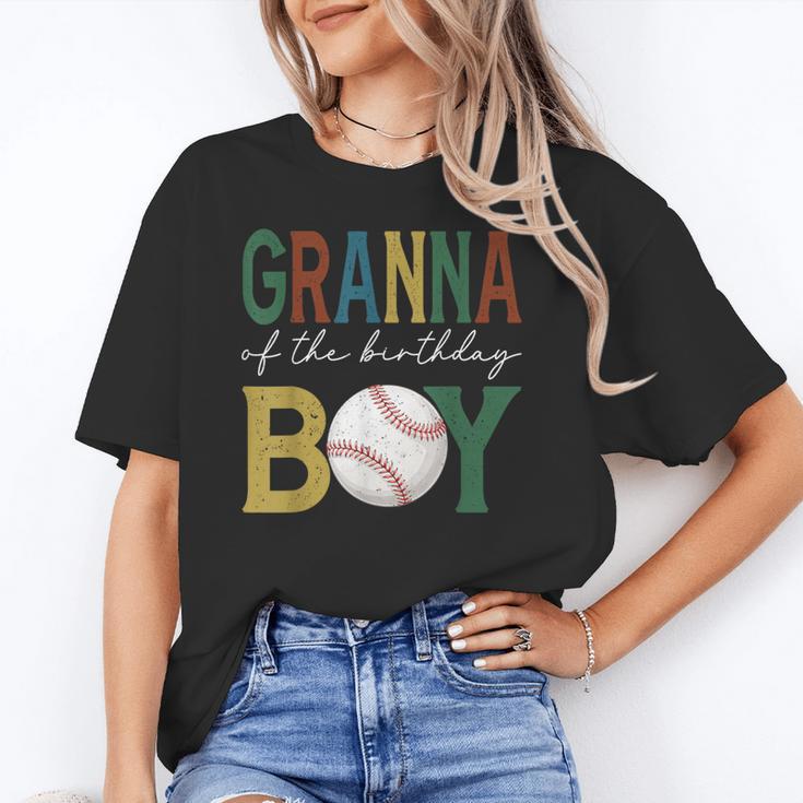 Baseball Granna Of The Birthday Boy Family Matching Unisex T-Shirt Baseball Granna Of The Birthday Boy Family Matching Unisex T-Shirt