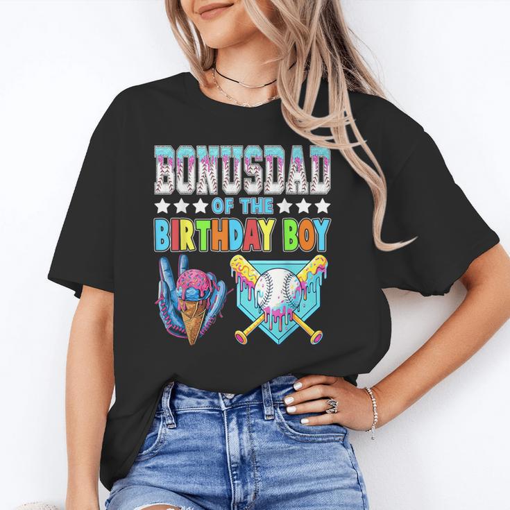 Baseball Ice Cream Drip Bonus Dad Of The Birthday Boy Unisex T-Shirt Baseball Ice Cream Drip Bonus Dad Of The Birthday Boy Unisex T-Shirt