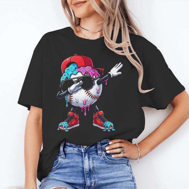Baseball Ice Cream Drip Dabbing Sports Sprinkles For Boys Unisex T-Shirt Baseball Ice Cream Drip Dabbing Sports Sprinkles For Boys Unisex T-Shirt