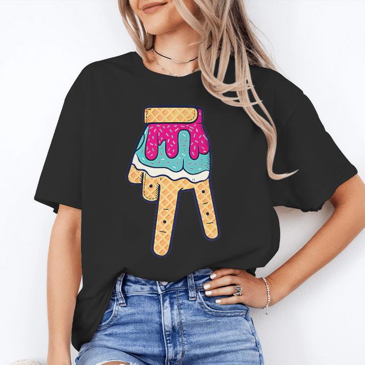 Baseball Ice Cream Drip Home Plate Glove Respect Drip 2 Side Unisex T-Shirt Baseball Ice Cream Drip Home Plate Glove Respect Drip 2 Side Unisex T-Shirt