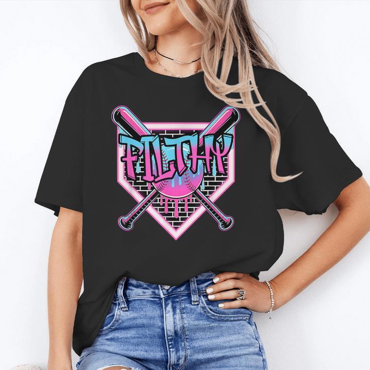 Baseball Ice Cream Drip Pitcher Filthy Unisex T-Shirt