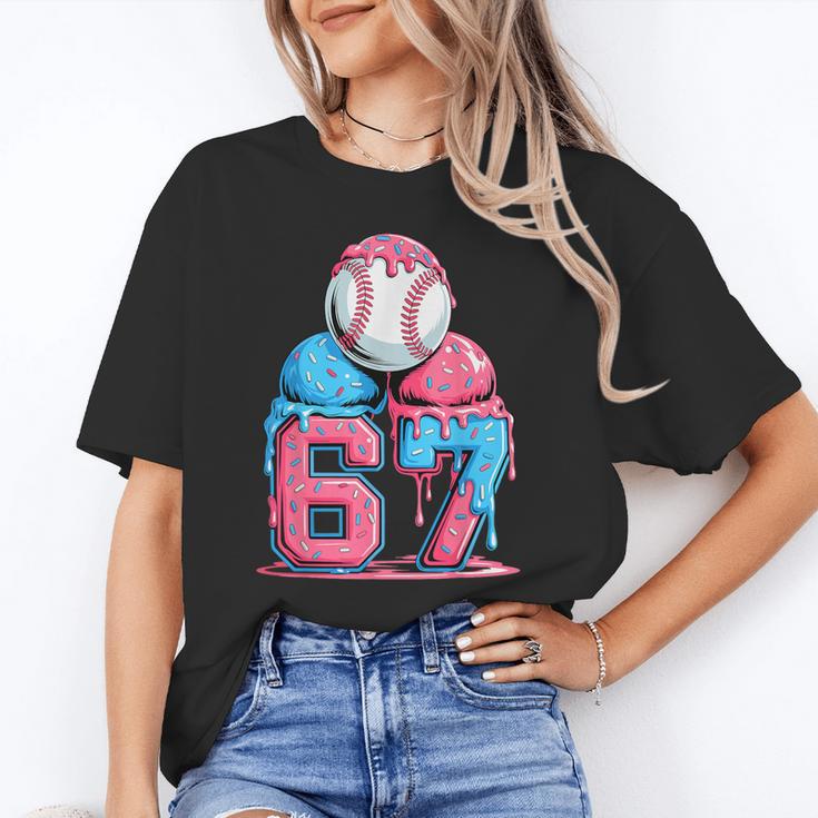 Baseball Ice Cream Drip Six Seven Gen Alpha Meme 67 Unisex T-Shirt Baseball Ice Cream Drip Six Seven Gen Alpha Meme 67 Unisex T-Shirt