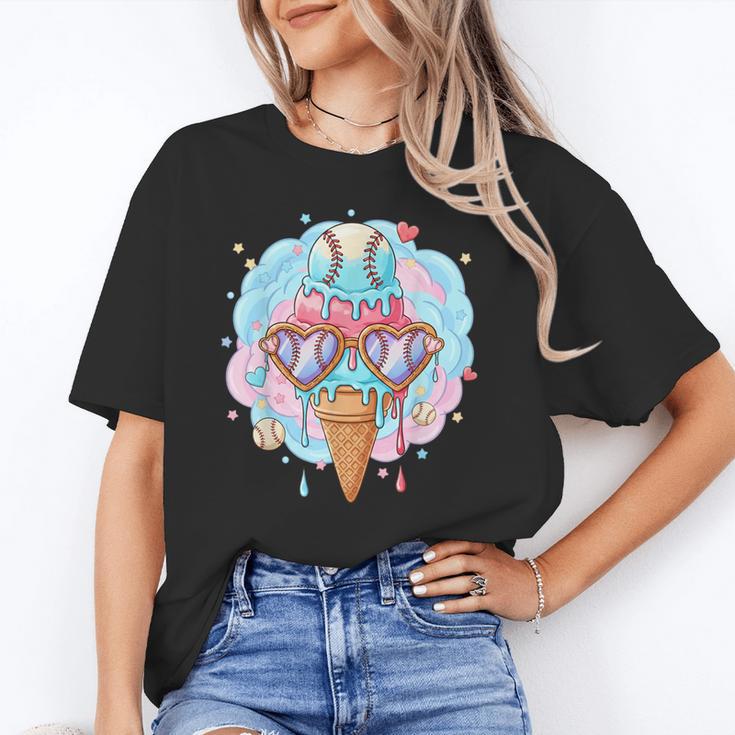 Baseball Ice Cream Heart Sunglasses Youth Boys Valentine Unisex T-Shirt Baseball Ice Cream Heart Sunglasses Youth Boys Valentine Unisex T-Shirt