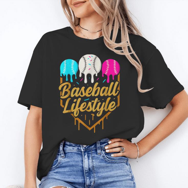 Baseball Lifestyle Baseball Drip Icecream Unisex T-Shirt Baseball Lifestyle Baseball Drip Icecream Unisex T-Shirt