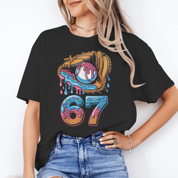 Baseball Player 67 Number 67th Sports Ice Cream Drip Unisex T-Shirt Baseball Player 67 Number 67th Sports Ice Cream Drip Unisex T-Shirt