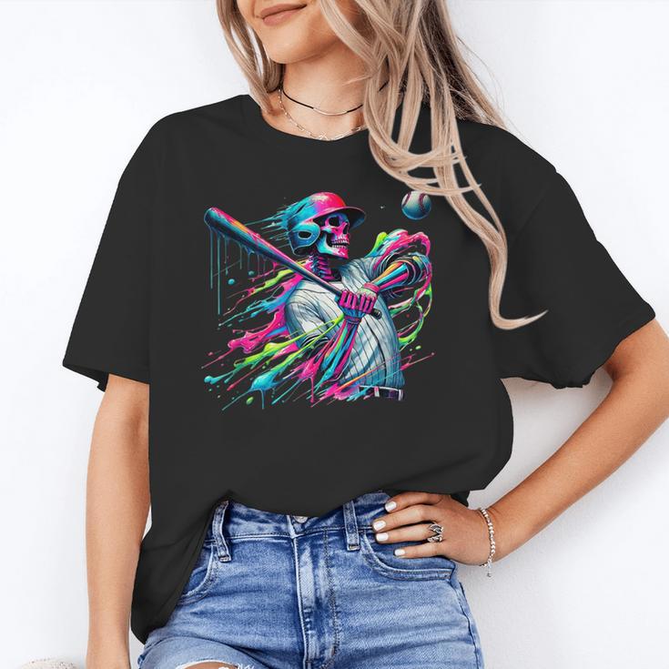 Baseball Skeleton Ice Cream Drip Baseball Boys Youth Unisex T-Shirt Baseball Skeleton Ice Cream Drip Baseball Boys Youth Unisex T-Shirt