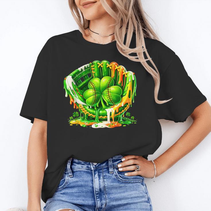 Baseball St Patricks Day Carnival Party Ice Cream Drip Boys Unisex T-Shirt