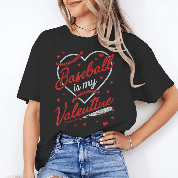 Baseball Is My Valentine Coach Player Lovers Cool Sport Love Unisex T-Shirt