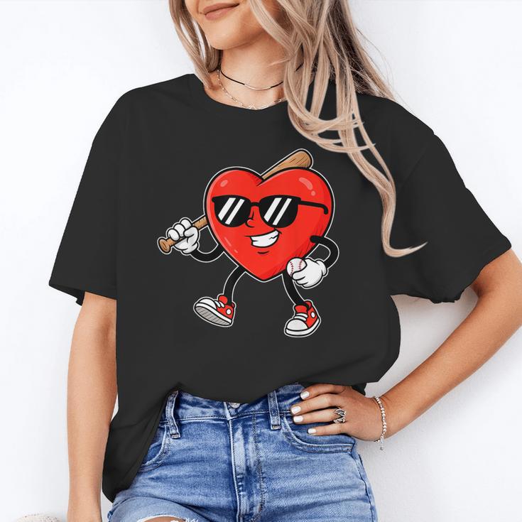 Boy Valentines Day Heart Love Baseball Boys Men Kids Unisex T-Shirt