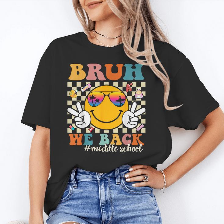 Bruh We Back Middle School Retro Back To School Boys Girls Unisex T-Shirt Bruh We Back Middle School Retro Back To School Boys Girls Unisex T-Shirt
