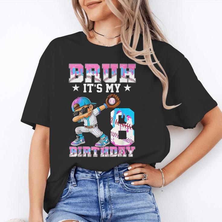 Bruh It's My 8th Birthday Baseball Ice Cream Drip 8 Year Old Unisex T-Shirt Bruh It's My 8th Birthday Baseball Ice Cream Drip 8 Year Old Unisex T-Shirt
