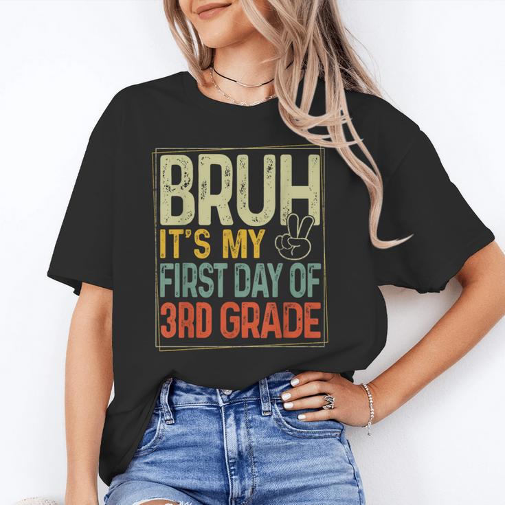 Bruh Its My First Day Of 3rd Grade Back To School Boys Kids Unisex T-Shirt Bruh Its My First Day Of 3rd Grade Back To School Boys Kids Unisex T-Shirt